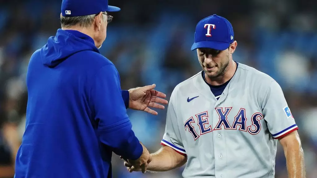 Max Scherzer Leaves Game with Right Triceps Spasm: What it Means for the Rangers