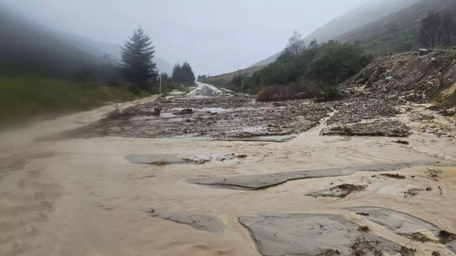 Ten People Rescued After Landslides in Scotland