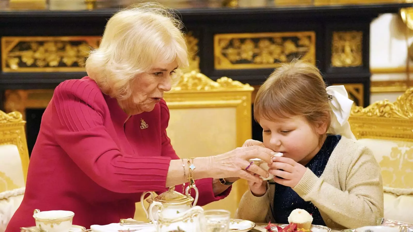 A Remarkable Meeting: A Blind Schoolgirl Sings for Queen Camilla