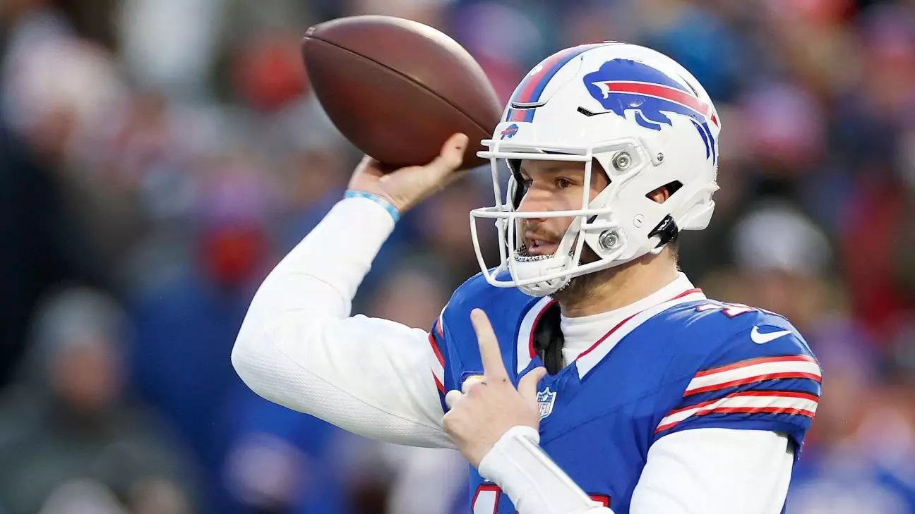 The Record-Breaking Performance of Josh Allen in the AFC Wild Card Matchup