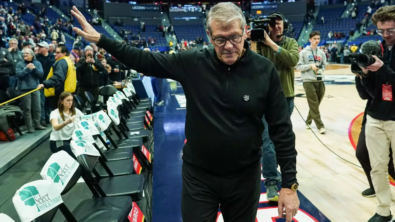 UConn Coach Geno Auriemma Celebrates a Historic Milestone with 1,200 Career Victories