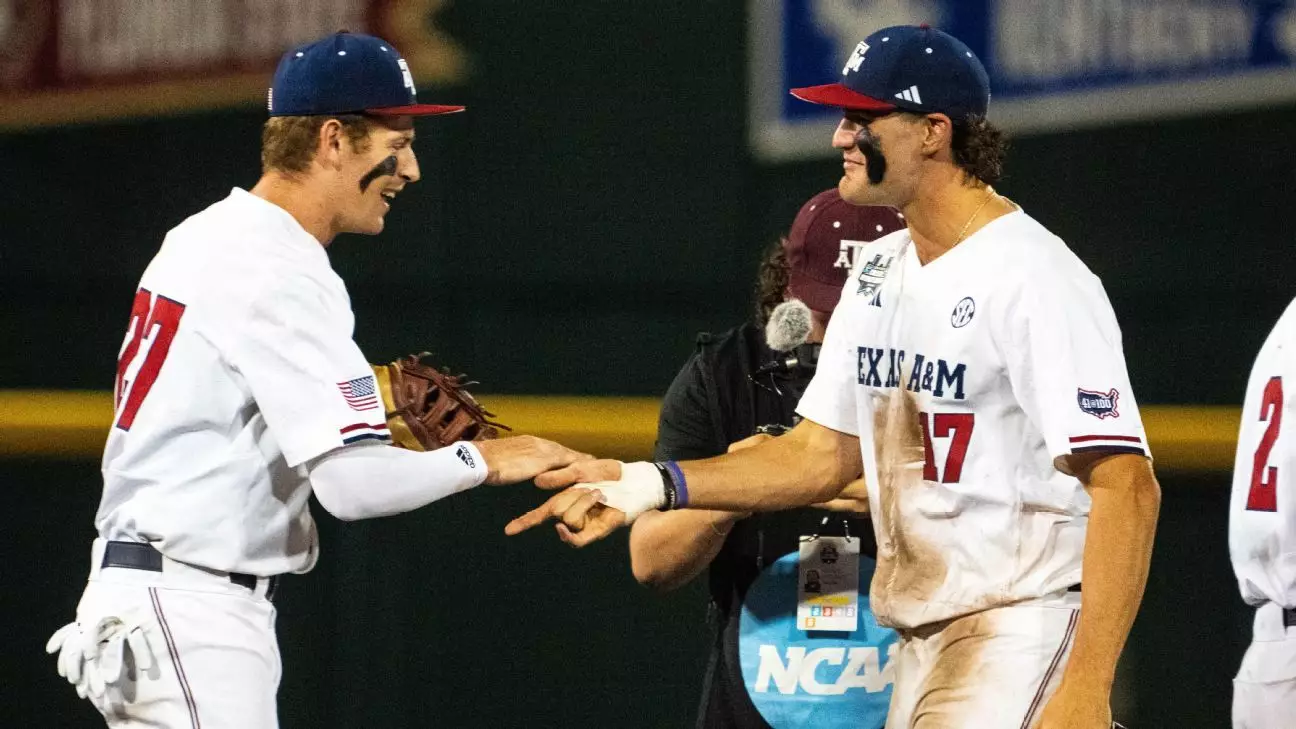 The Thrilling Showdown: Texas A&M vs. Florida at the College World Series