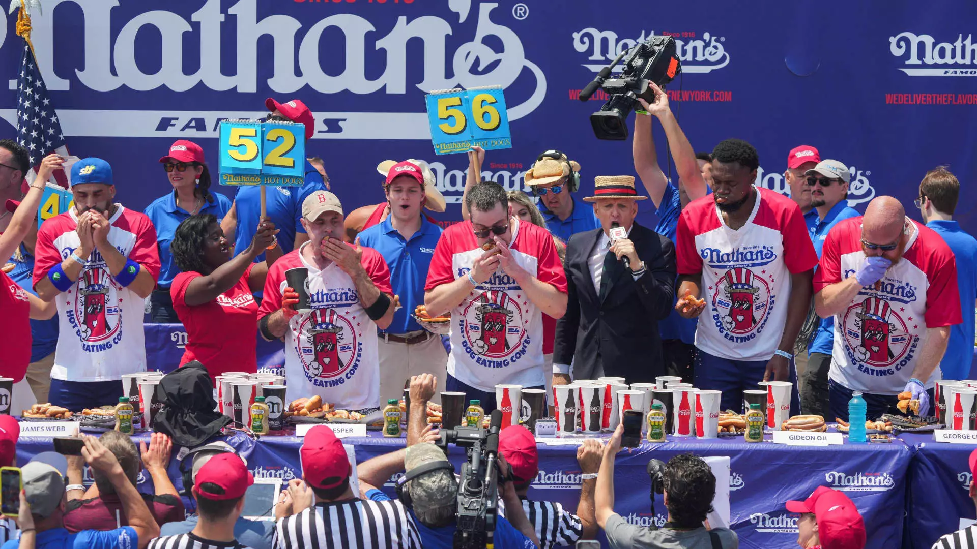 The Rise and Fall of Competitive Eating Champions