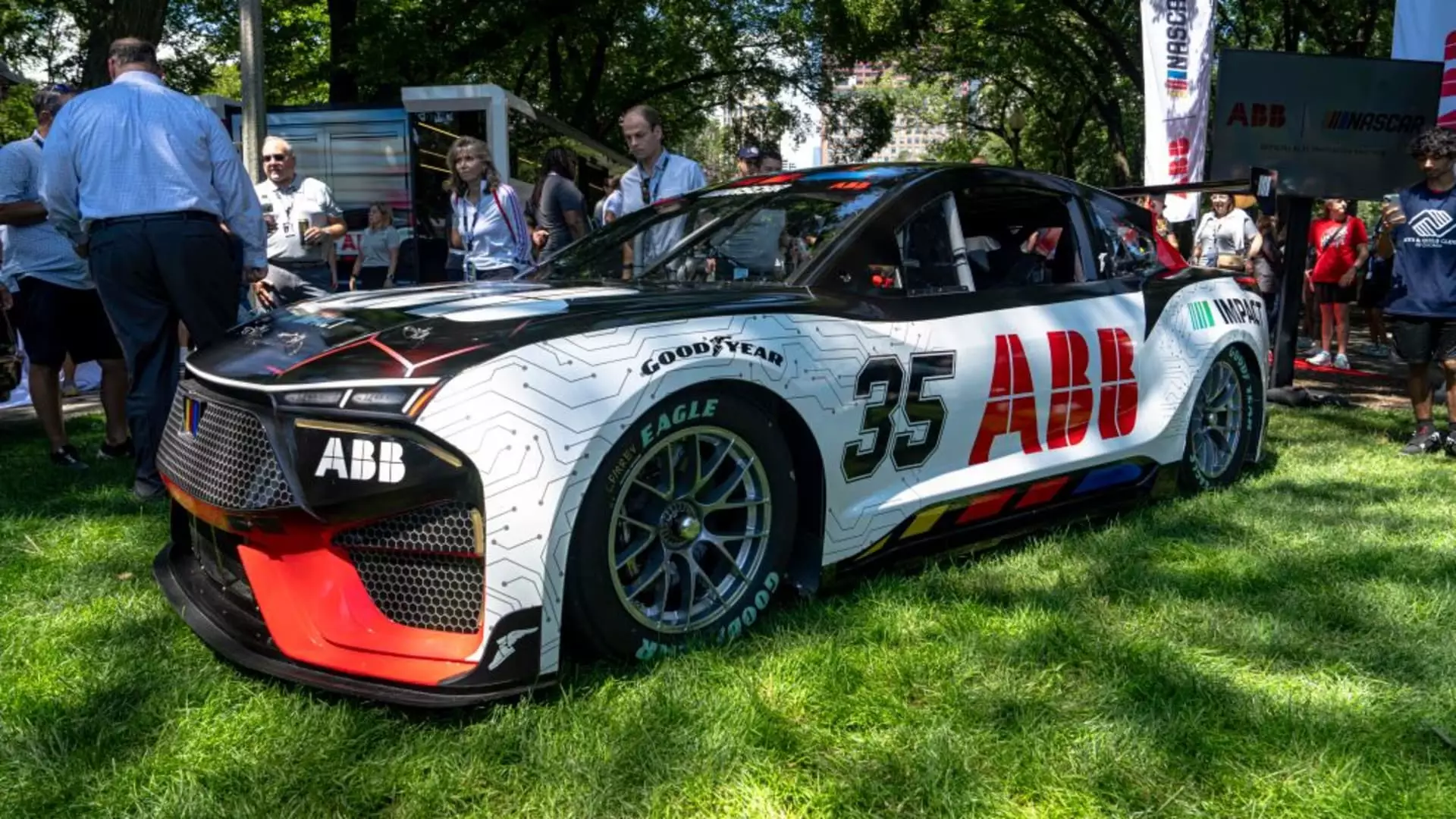 The Future of NASCAR: Introducing the ABB NASCAR EV Prototype