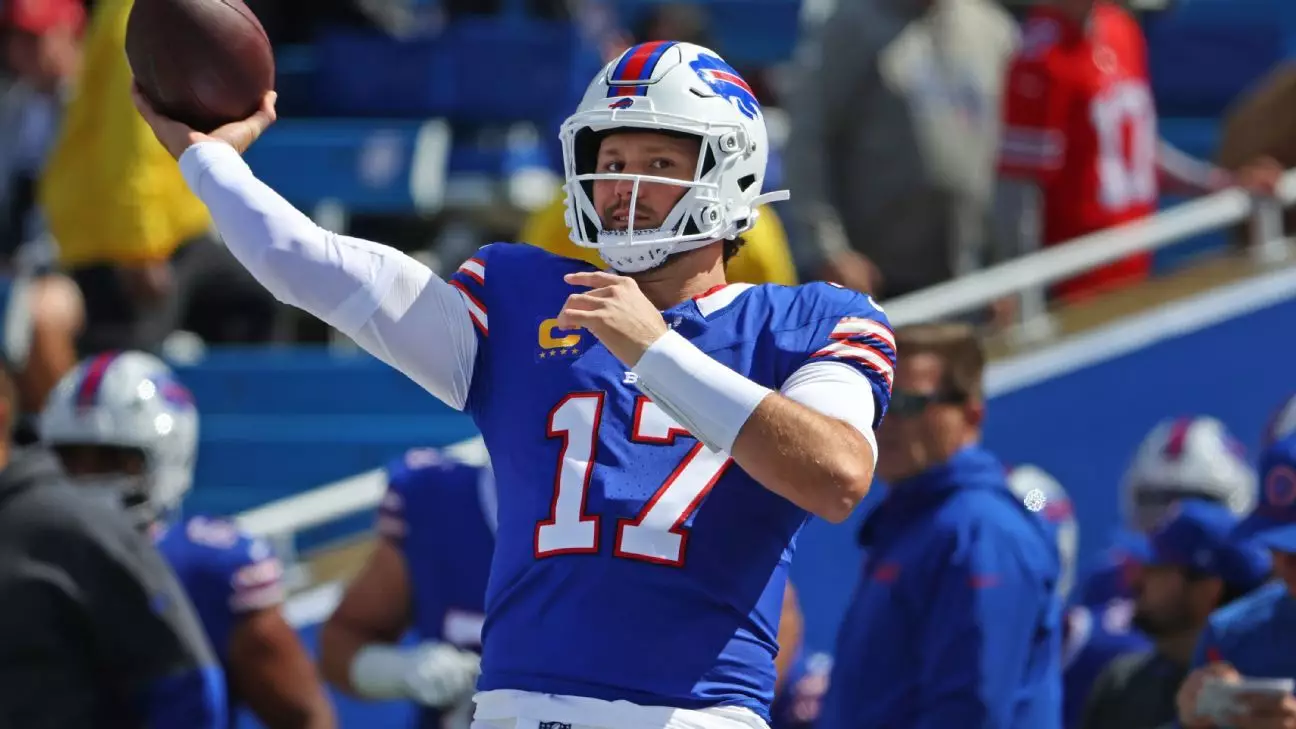 Josh Allen Scores Second Rushing Touchdown While Injuring Hand