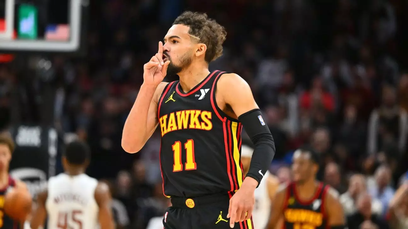 Trae Young’s Historic Night Propels Hawks Past Cavaliers in Thrilling Encounter