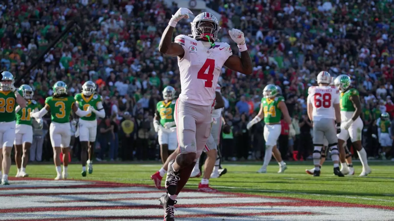 Ohio State Buckeyes Conquer Oregon Ducks in Dominant Rose Bowl Performance