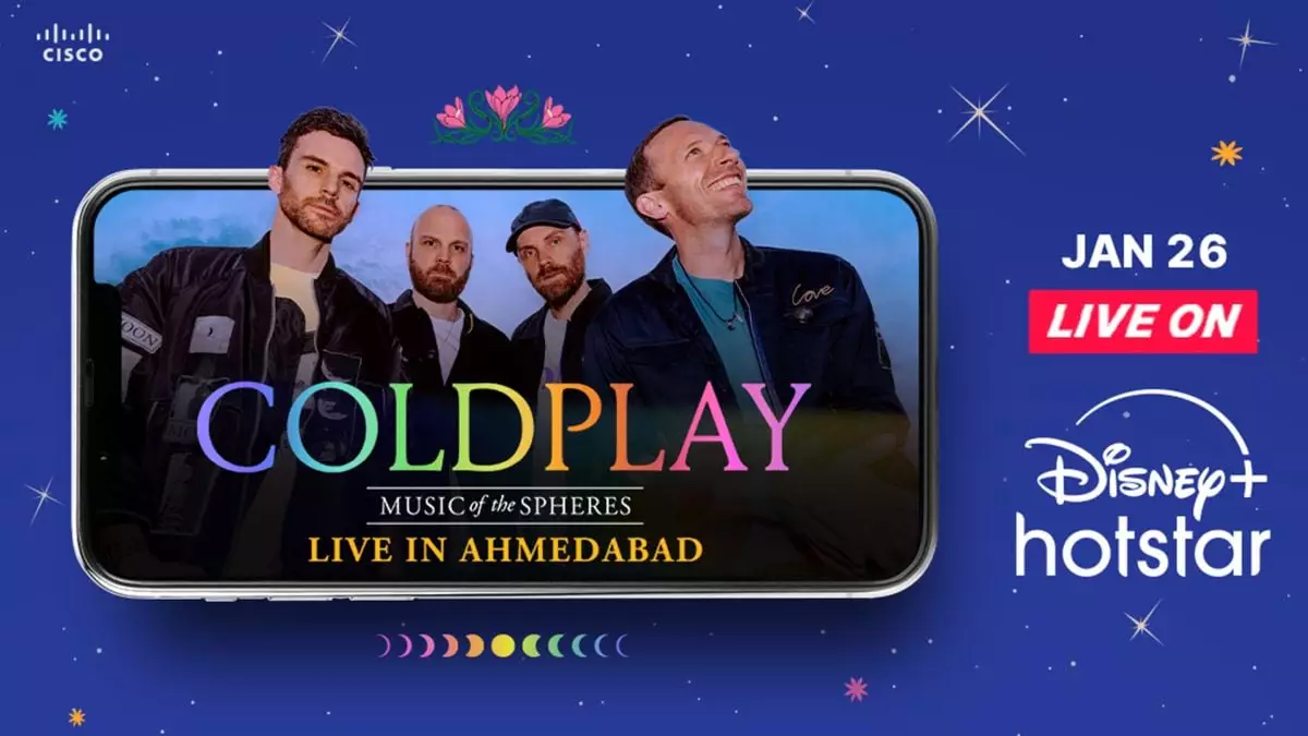 Coldplay Takes Center Stage: A Historic Live Concert Broadcast in India